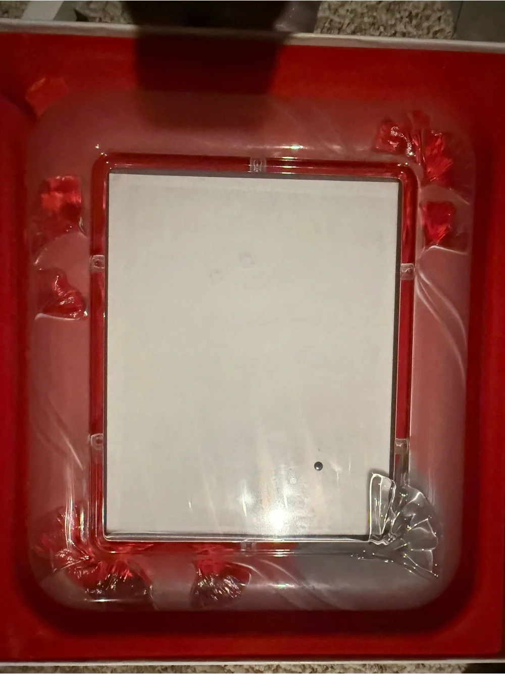 Mikasa 14 inch crystal photo frame-wedding gift New in box!
